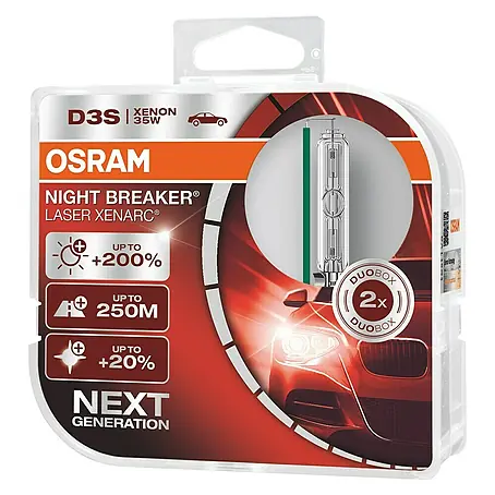 Osram Night Breaker Xenon-Scheinwerferlampe Unlimited Xenarc DuoBox