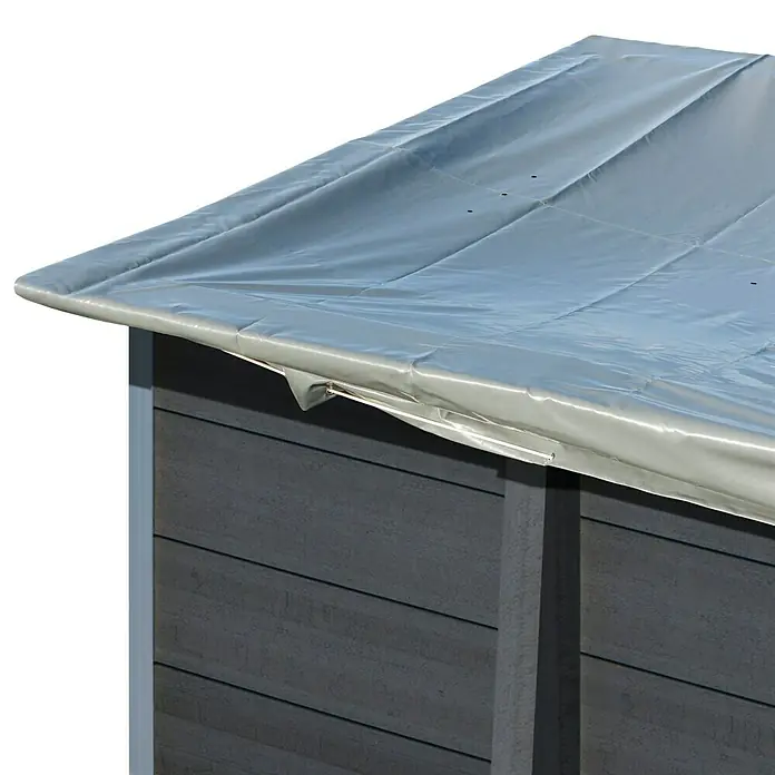 Gre Pool-Abdeckplane Winter - 580 g/m², L x B: 516 x 376 cm, PVC - Ansicht von oben