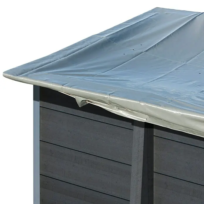 Gre Pool-Abdeckplane Winter - 580 g/m², L x B: 656 x 376 cm, PVC - Ansicht von oben