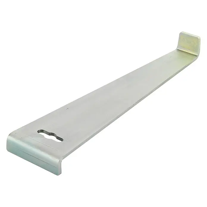Wolfcraft Metalna poluga za postavljanje laminata - D x Š x V: 310 x 25 x 15 mm - Pogled sprijeda