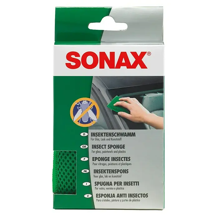 Sonax Spužva za kukce - D x Š x V: 12,6 x 8,5 x 3,2 cm, Zelene boje - Pogled sprijeda