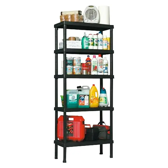 Regalux Plastični regal - D x Š x V: 40 x 90 x 188 cm, Nosivost: 55 kg/polica
