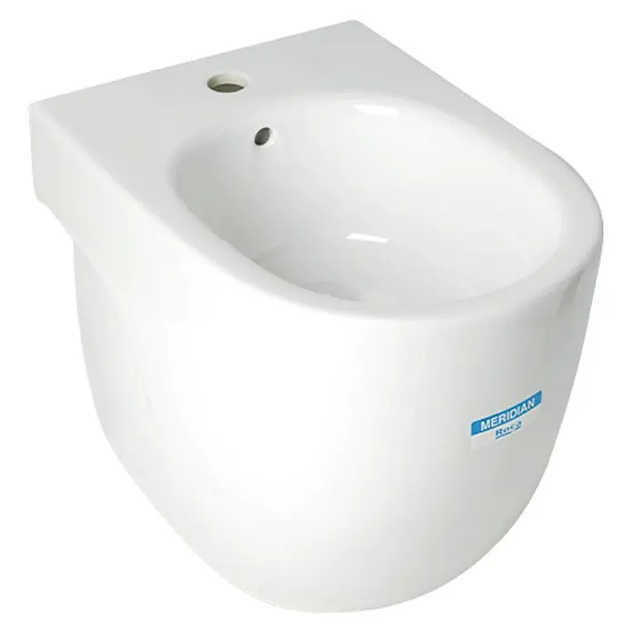 Roca Meridian-N Bidé Compact - Blanco, Porcelana