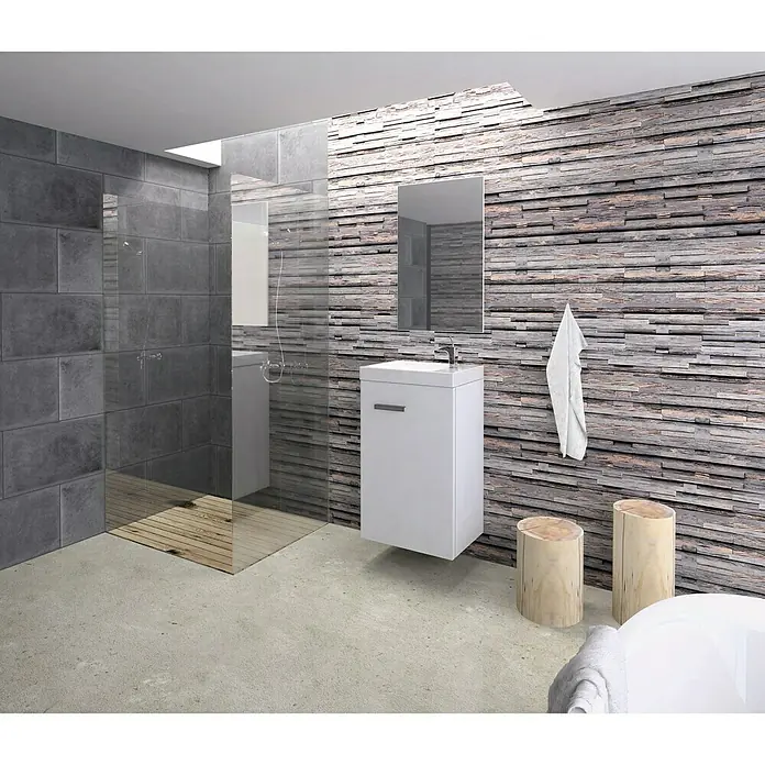 Conjunto de mueble de baño Mini - 45 cm, Blanco