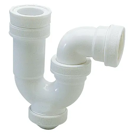 Sifón curvo extensible para lavabo y bidé