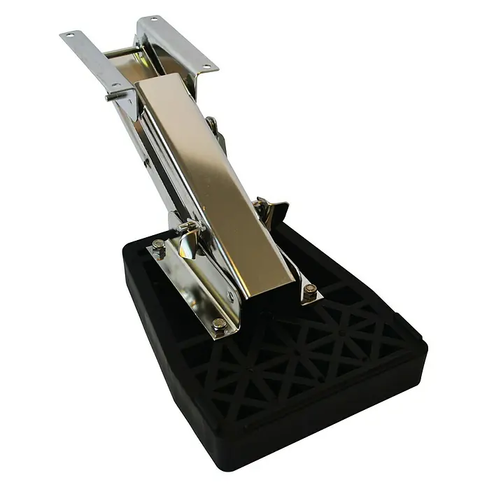 Soporte motor basculante - Negro, Apto para: Motores fuerborda, Acero inoxidable
