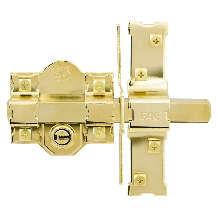 FAC Cerrojo 946-UVE LP/80 Dorado - L x An x Al: 20 x 15 x 5 cm, Brillante
