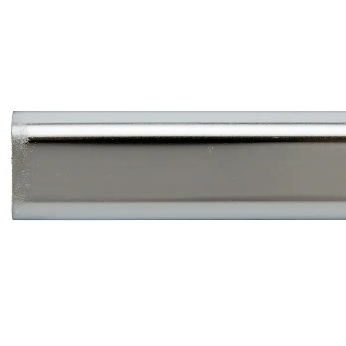 Barra para ropa - 2.000 x 250 x 15 mm, Cromo, Apto para: Armarios