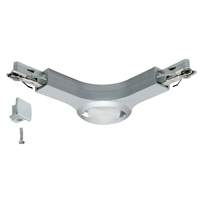 Paulmann URail L-Verbinder LED - L x B: 14,1 x 14,1 cm, Metall, 1-flammig - Vorderansicht