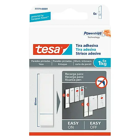 Tesa Powerstrips Tira autoadhesiva