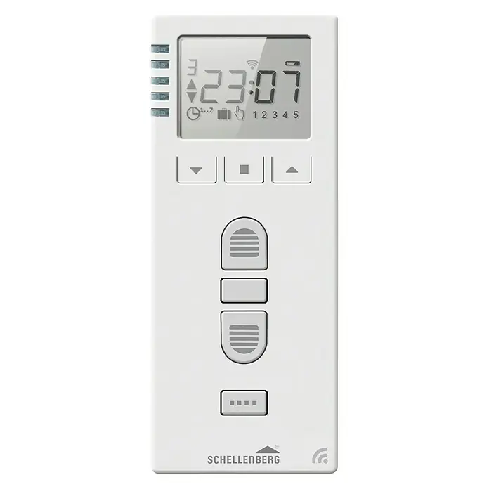 Schellenberg Temporizador Premium - L x An x Al: 28,5 x 11 x 5,5 cm, Blanco, En pared