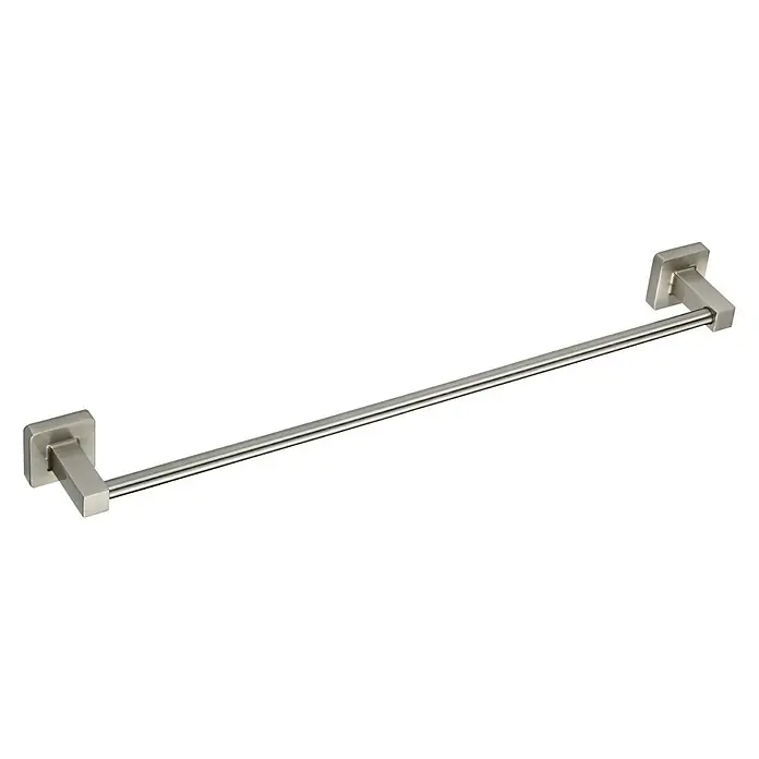 MSV Parma Toallero de barra - Largo: 6 cm, 1 brazo, Plateado