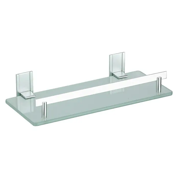 MSV Tabarca Estante para baño - Ancho: 30 cm, 1 estante, Aluminio, Acero inoxidable
