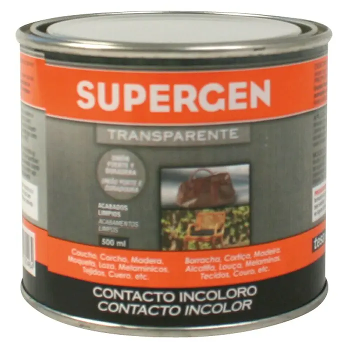 Supergen Adhesivo de contacto - 500 ml, Incolora / Transparente