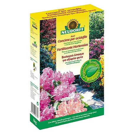 Neudorff  Fertilizante para jardín Hortensias y Rododendros Azet