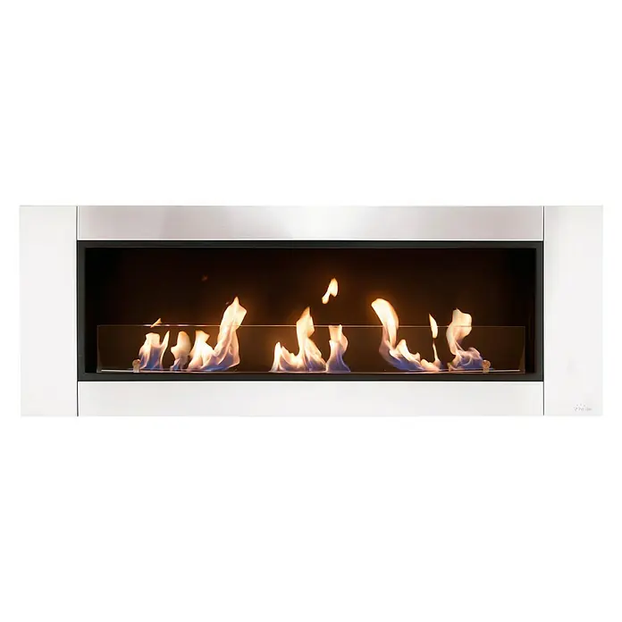 Purline Chimenea de bioetanol Hecate - 1.500 x 175 x 540 mm, Acero inoxidable