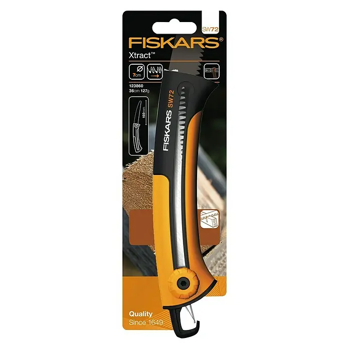 Fiskars Garten-Klappsäge SW72 - Länge: 22,3 cm