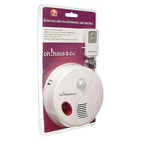 Sistema de alarma con sensor de movimiento