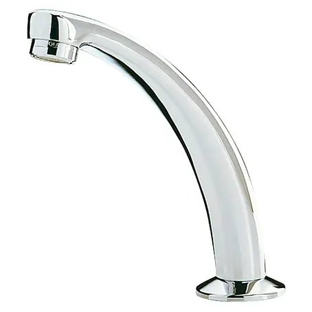 Caño giratorio para grifo de pedal