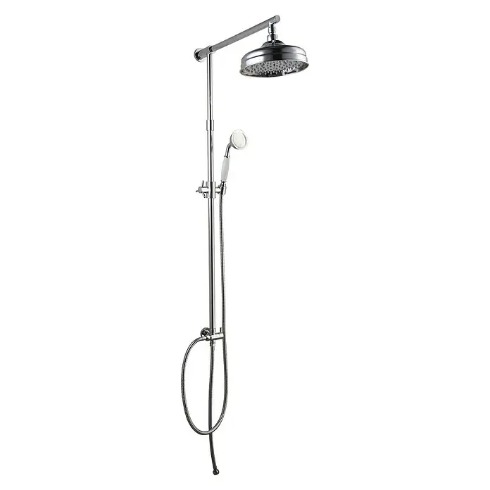 Rousseau Sistema de ducha Retro - Con selector, Número de tipos de chorro: 1 ud., Cromo