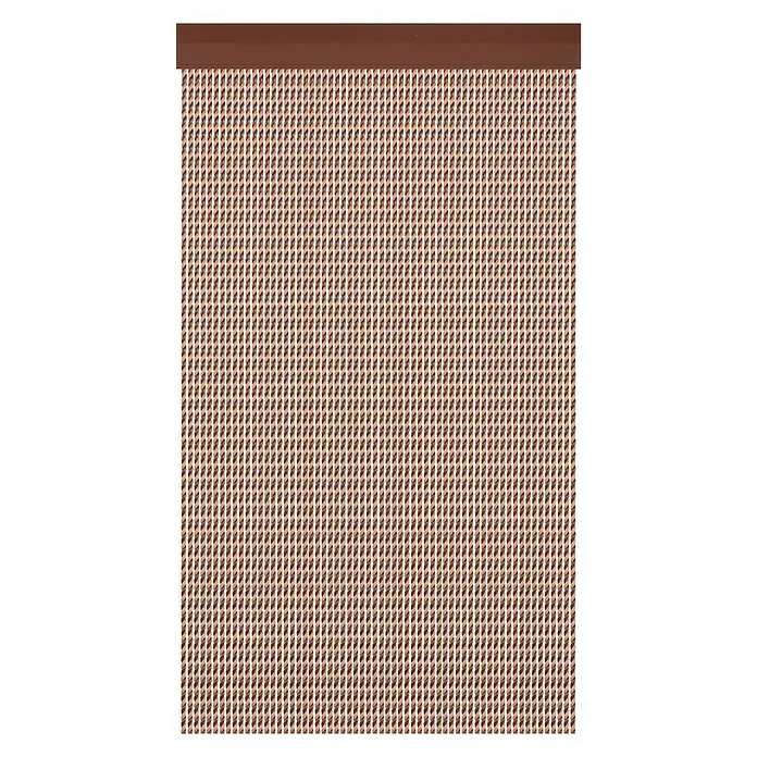 Cortina para puerta Palma - Tostado / marrón oscuro, 90 x 210 cm
