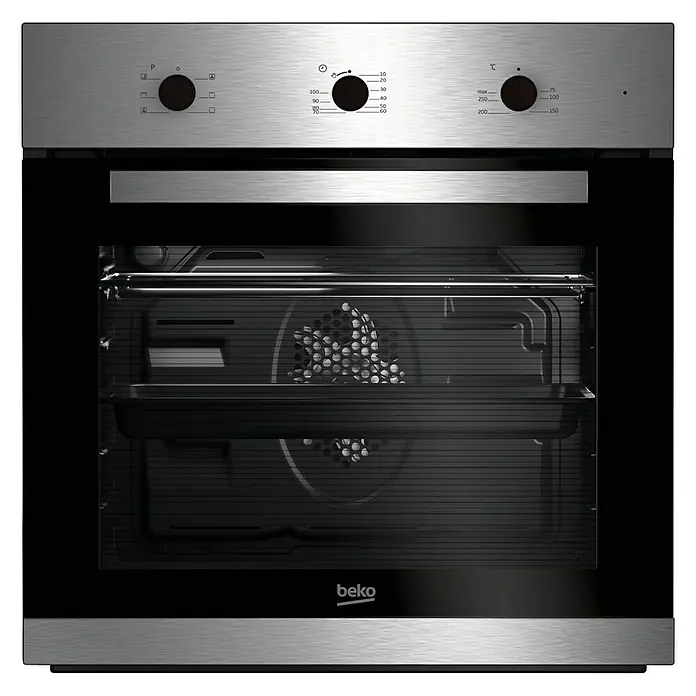 Beko Horno empotrado BIE22101X - Número de tipos de calentamiento: 6 ud., Volumen horno: 66 l