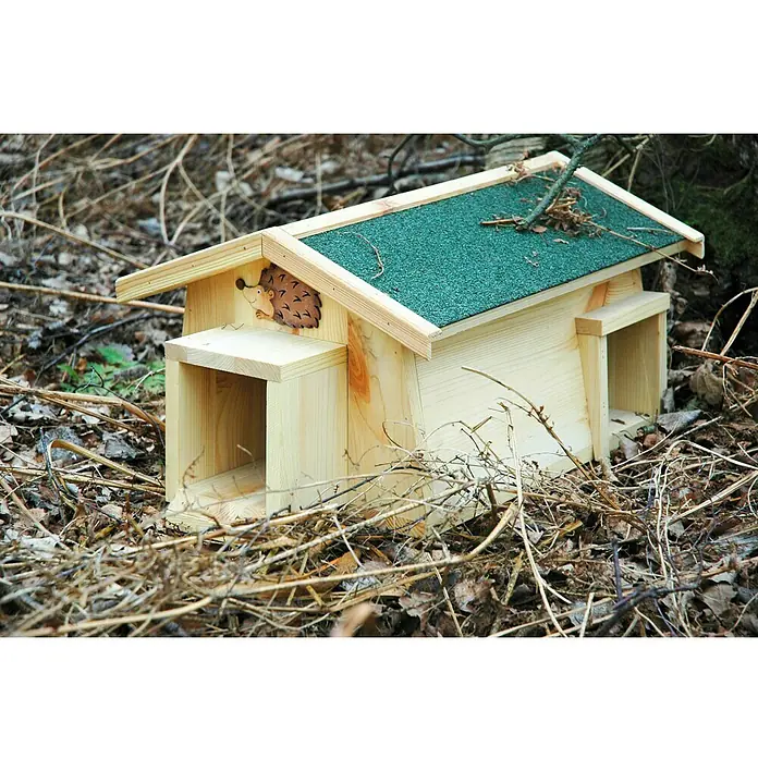 Dobar Igelhaus Mecki - 54 x 35 x 26 cm, Schleuse - Stimmungsaufnahme