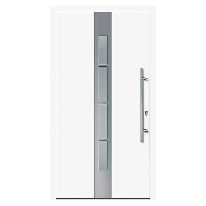 Solid Elements Aluminiumhaustür KA-200 - 110 x 210 cm, DIN Anschlag: Rechts