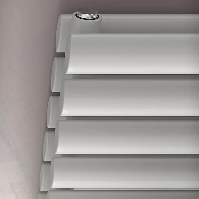 Ximax Raumheizkörper Fortuna Duplex - 120 x 58,4 cm, 1.120 W, Weiß - Detailaufnahme