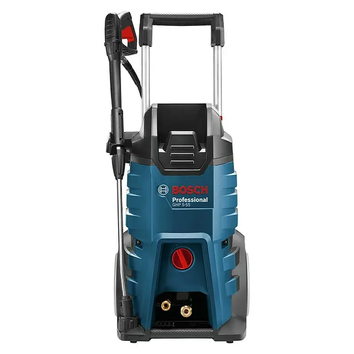Bosch Professional Hochdruckreiniger GHP 5-55 - 2.200 W, Betriebsdruck: 115 bar, Fördermenge: Max. 520 l/h - Vorderansicht
