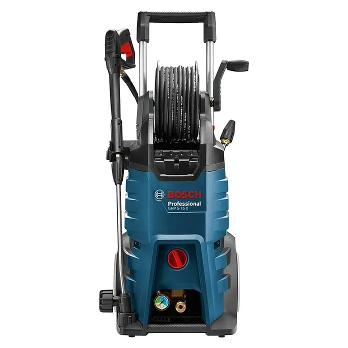 Bosch Professional Visokotlačni čistač GHP 5-75 - 2.600 W, 140 bar, Radni protok: Maks. 570 l/h - Pogled sprijeda