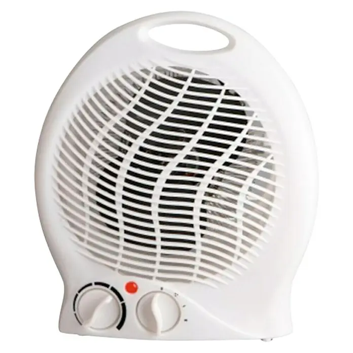 Calefactor de aire Riga - Blanco, 1.000/2.000 W - Vista frontal