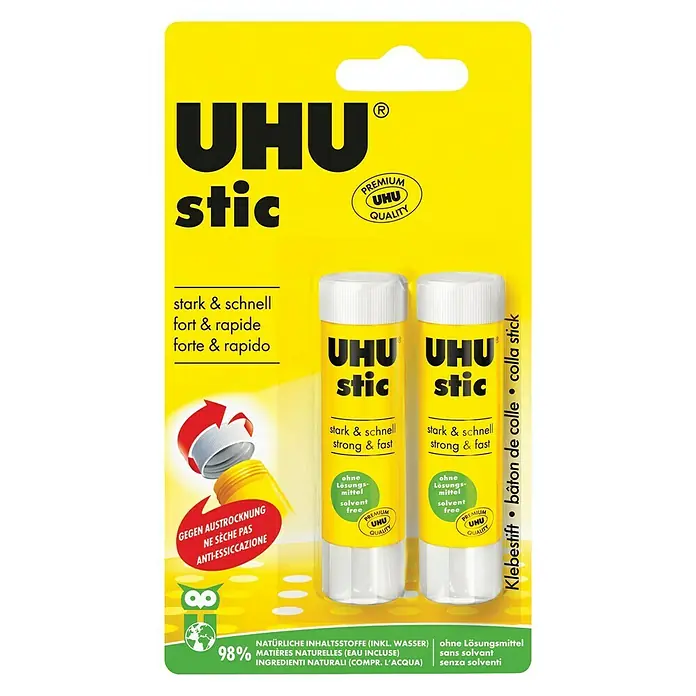 UHU Klebestift Wild-Edition - 2,8 g, Stick - Vorderansicht