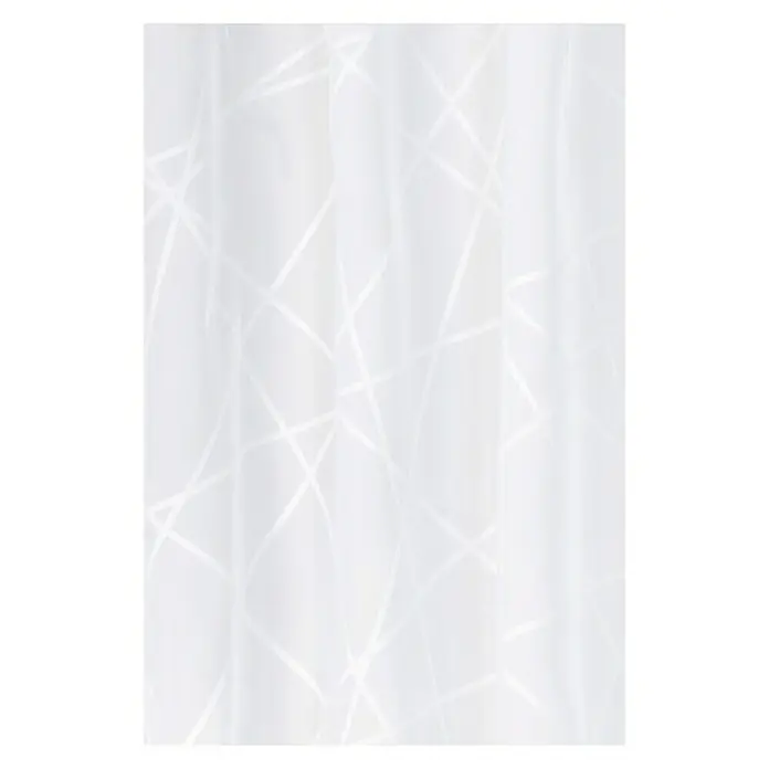 Elbersdrucke Bistrogardine Crossover - 140 x 48 cm, 100 % Polyester, Weiß - Draufsicht