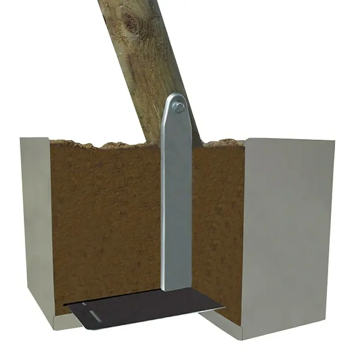 Anclaje de columpio en kit - Largo: 32 cm, Acero - Producto en uso