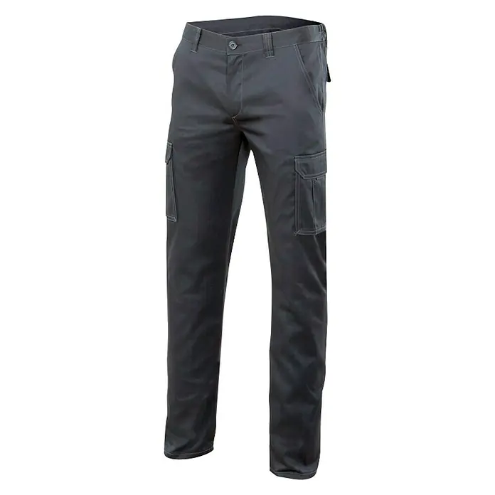 Velilla Pantalones de trabajo Stretch multibolsillos - 58, Negro, 16% poliéster, 46% algodón, 38% EMET