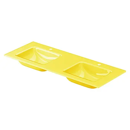 Lavabo doble Cristal
