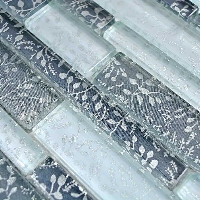 Mosaikfliese Verbund Crystal Chic XCM 8CFL - 30,5 x 30,5 cm, Glänzend - Detailaufnahme