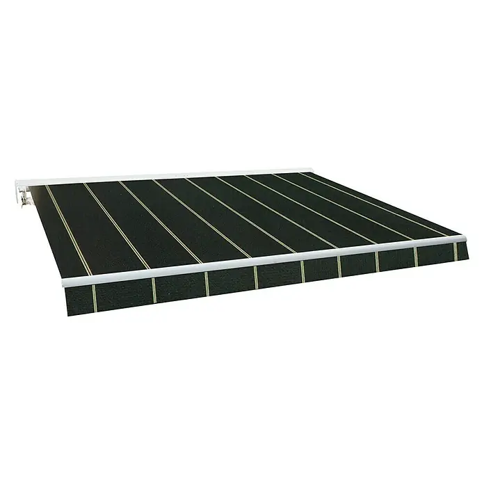 SmartSun Toldo de brazos articulados Original Kit Acrílico - Gris oscuro, Ancho: 4 m, Caída: 2,5 m