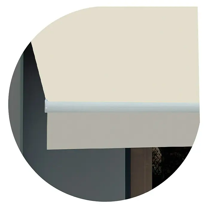 SmartSun Lona para toldo Poliéster - Crudo, Ancho: 4 m, Caída: 2,5 m