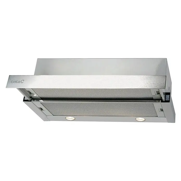 Cata Campana integrable TF2003 - Ancho: 60 cm, Potencia de aire máx.: 390 m³/h, Acero inoxidable