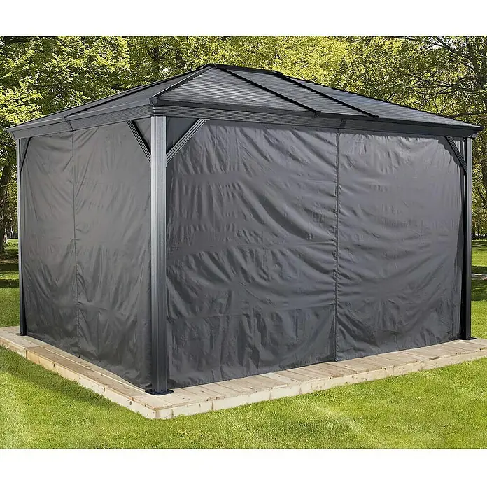 Sojag Pavillon-Seitenwände Ventura - Passend für: Sojag Pavillon Ventura 10 x 10, Anthrazit - Stimmungsaufnahme