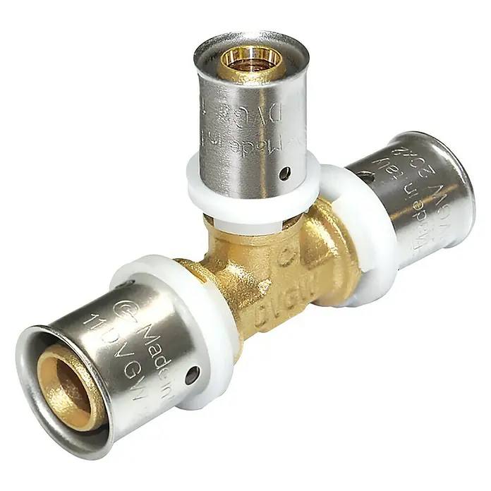 T-komad za Pex cijevi - Promjer: 20 x 16 x 20 mm