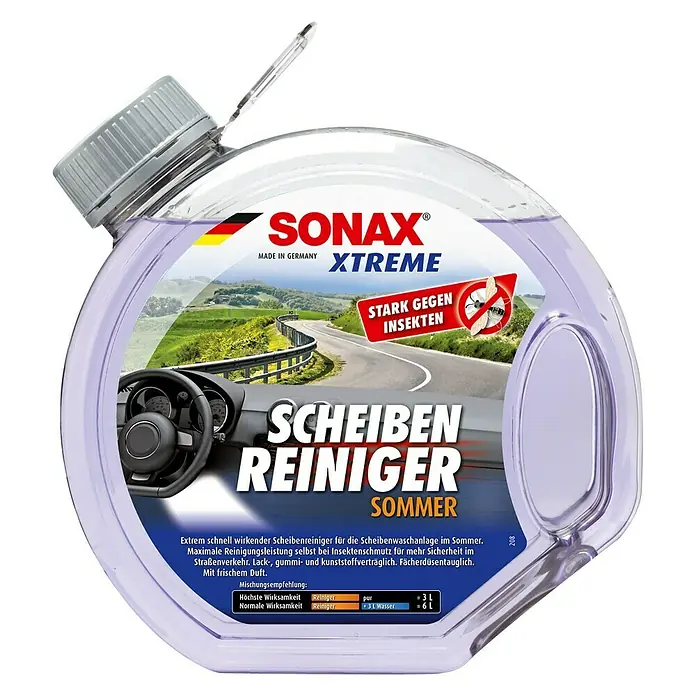 Sonax Xtreme Sredstvo za čišćenje vjetrobranskog stakla Sommer - 3 l - Pogled sprijeda
