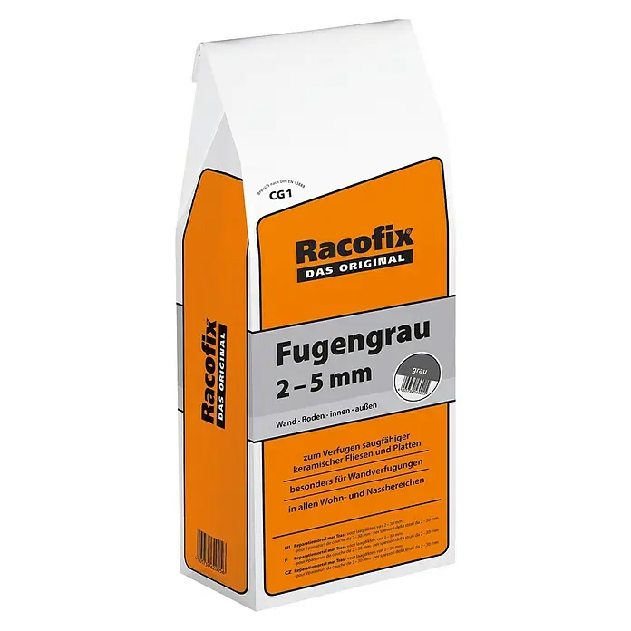 Racofix Fugengrau - Grau, 5 kg - Vorderansicht