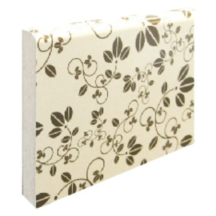 Amco Sockelleiste Altbau - Floral, L x B x H: 2,4 m x 10 mm x 80 mm, Foliert