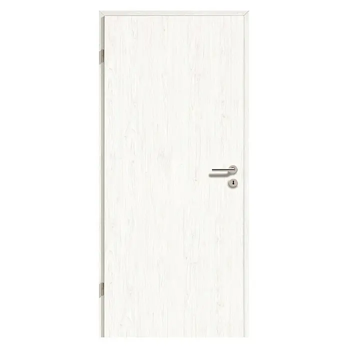 GetaDoor Lamineo Zimmertür GLN 15 - 735 x 1.985 mm, DIN Anschlag: Links, Pinie Polar, Mittellage: Röhrenspan - Vorderansicht