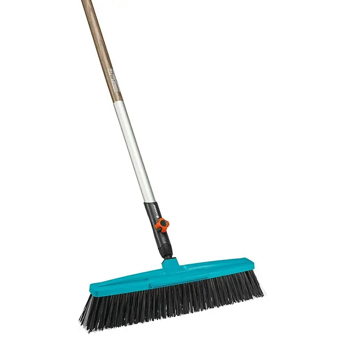 Gardena Escoba de exterior Combisystem - Anchura de trabajo: 45 cm, Material cerdas: Polipropileno