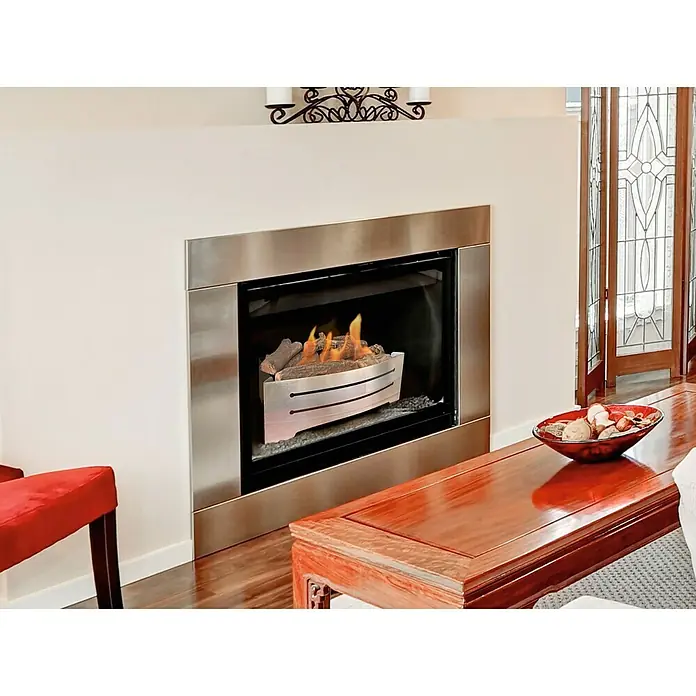Purline Bloque de combustión Lara Inox - 30 x 50 x 25 cm, Acero inoxidable