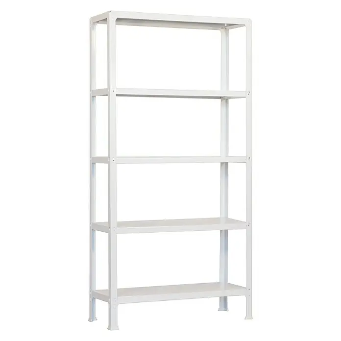 Simonrack Homeclick Metallregal Home Click Mini - L x B x H: 30 x 80 x 180 cm, Traglast: 150 kg/Boden, Anzahl Böden: 5 Stk., Weiß - Ansicht von oben